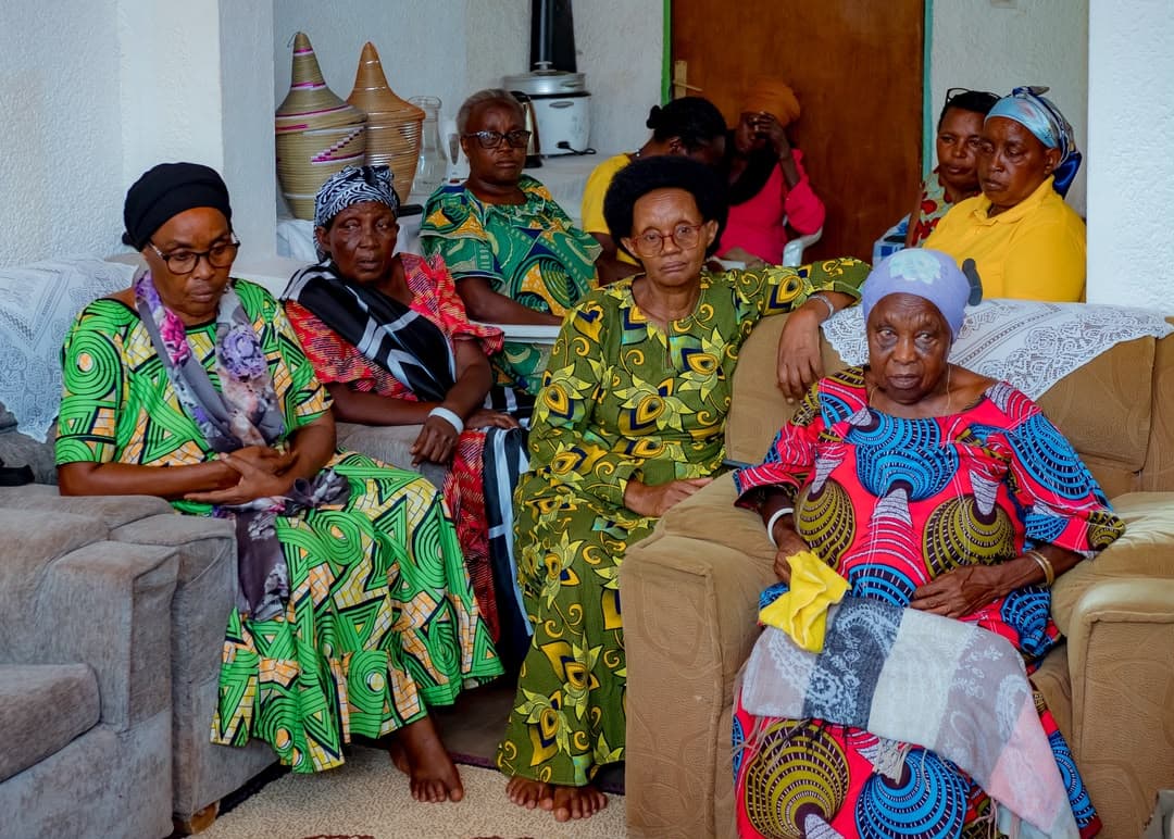 Older women sitting together during a Hidden Souls home visit